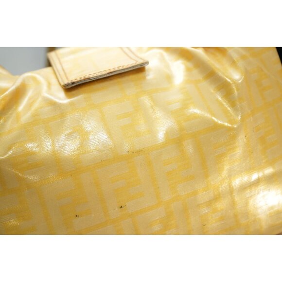 Fendi Yellow Zucca Monogram Bag - Picture 4 of 9